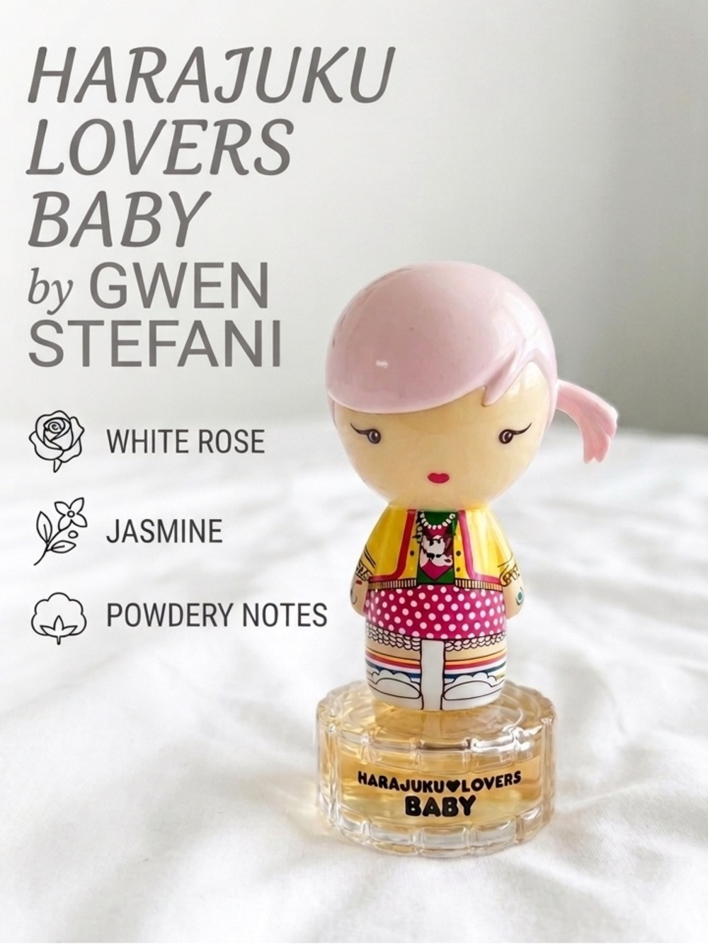 Harajuku Lovers Vintage Wicked Style Baby Gwen Stefani Full EDT Spray 10ml .33oz